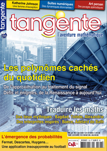 Numéro 193 Tangente magazine - Les polynômes du quotidien
