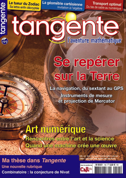 Numéro 199 Tangente magazine - Se repérer - Art numérique