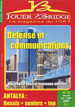 Numéro 36 Jouer Bridge - Défense et communication