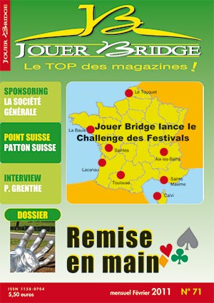 Numéro 71 Jouer Bridge - Remise en main