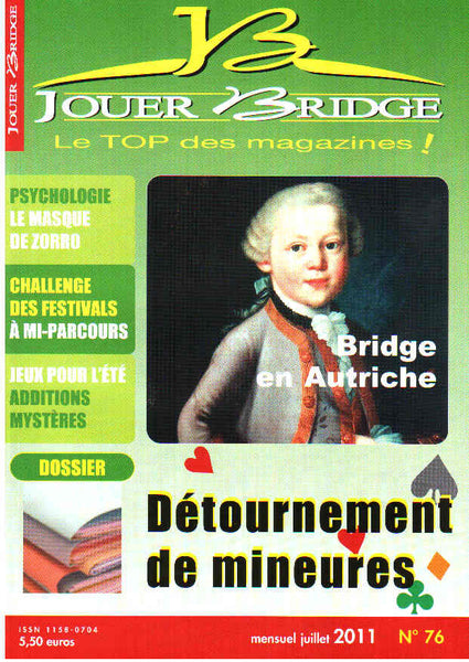 Numéro 76 Jouer Bridge - Détournement de mineures