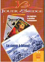 Numéro 8 Jouer Bridge -  Le coup à blanc