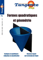 Tangente sup 75 - Formes quadratiques et géométrie