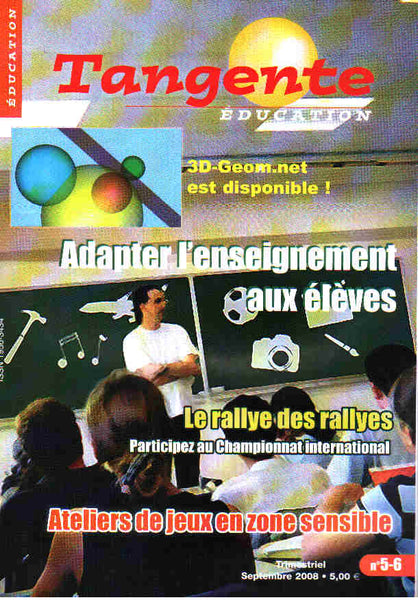 Numéro 5/6 Tangente éducation -  adapter l'enseignement aux élèves