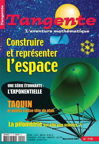 Numéro 115 Tangente magazine - Construire et représenter l'espace