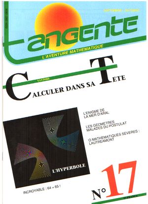 Numéro 17 Tangente magazine -  Calculer dans sa tête
