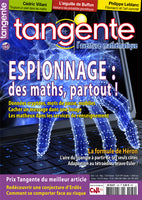 Numéro 180 Tangente magazine - Espionnage, des maths partout !