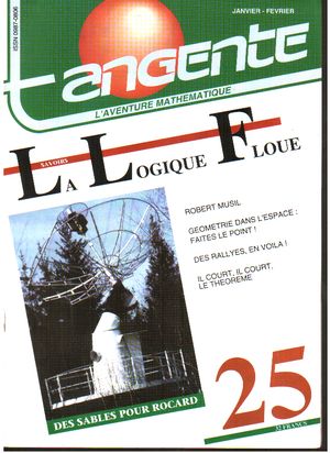 Numéro 25 Tangente magazine -  La logique floue