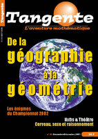 Numéro 83 Tangente magazine - De la géographie à la géométrie