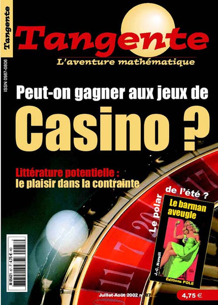 Numéro 87 Tangente magazine - Peut-on gagner aux jeux de Casinon